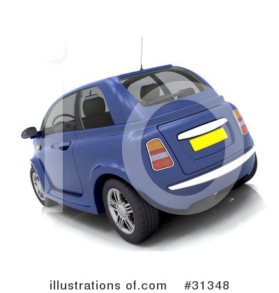 Royalty-Free (RF) Car Clipart Illustration by KJ Pargeter - Stock Sample #31348