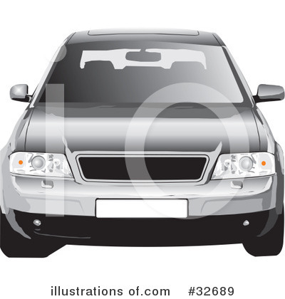 Royalty-Free (RF) Car Clipart Illustration by David Rey - Stock Sample #32689