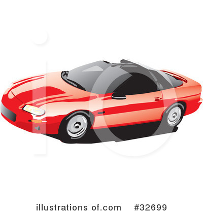 Royalty-Free (RF) Car Clipart Illustration by David Rey - Stock Sample #32699