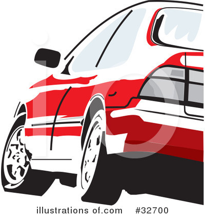 Royalty-Free (RF) Car Clipart Illustration by David Rey - Stock Sample #32700