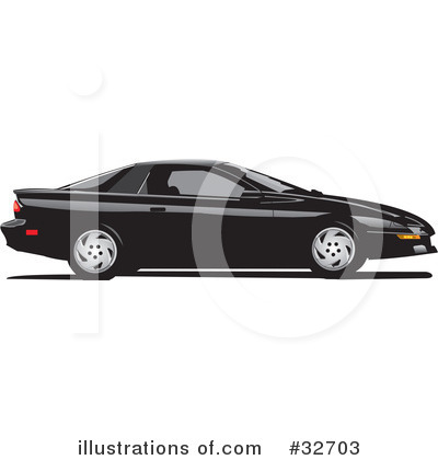 Royalty-Free (RF) Car Clipart Illustration by David Rey - Stock Sample #32703