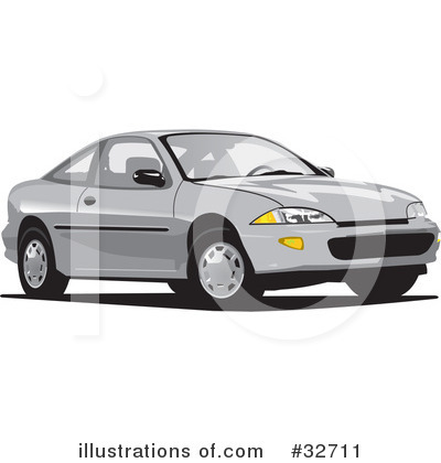Royalty-Free (RF) Car Clipart Illustration by David Rey - Stock Sample #32711