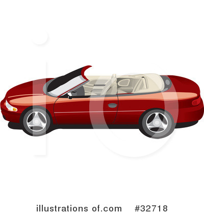 Royalty-Free (RF) Car Clipart Illustration by David Rey - Stock Sample #32718