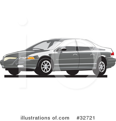 Royalty-Free (RF) Car Clipart Illustration by David Rey - Stock Sample #32721