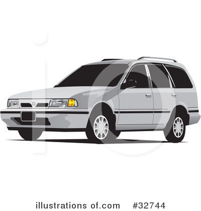 Station Wagon Clipart #32744 by David Rey