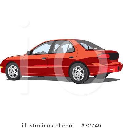 Royalty-Free (RF) Car Clipart Illustration by David Rey - Stock Sample #32745