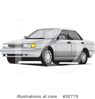 Royalty-Free (RF) Car Clipart Illustration by David Rey - Stock Sample #32770