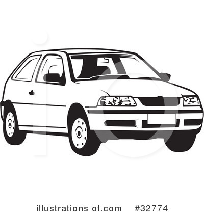 Volkswagen Clipart #32774 by David Rey