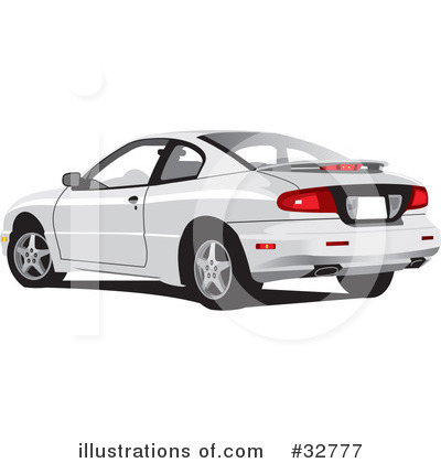 Royalty-Free (RF) Car Clipart Illustration by David Rey - Stock Sample #32777