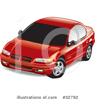 Royalty-Free (RF) Car Clipart Illustration by David Rey - Stock Sample #32792