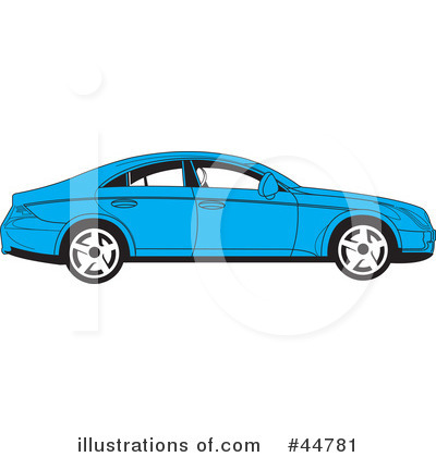 Royalty-Free (RF) Car Clipart Illustration by Lal Perera - Stock Sample #44781