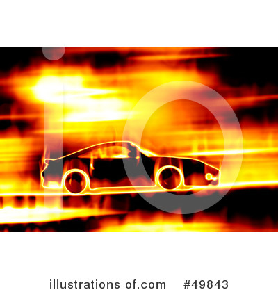 Royalty-Free (RF) Car Clipart Illustration by Arena Creative - Stock Sample #49843