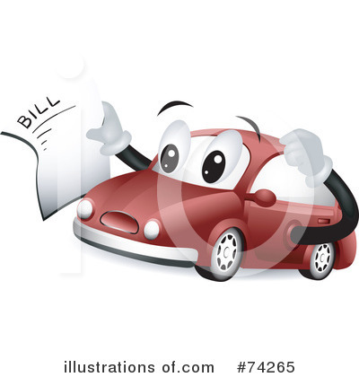 Royalty-Free (RF) Car Clipart Illustration by BNP Design Studio - Stock Sample #74265
