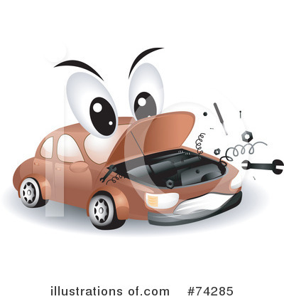 Royalty-Free (RF) Car Clipart Illustration by BNP Design Studio - Stock Sample #74285