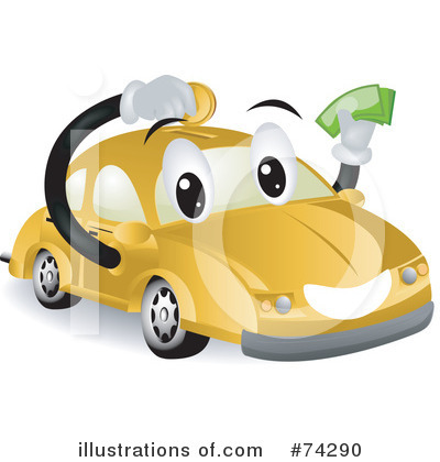 Royalty-Free (RF) Car Clipart Illustration by BNP Design Studio - Stock Sample #74290