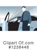 Car Salesman Clipart #1238448 by David Rey