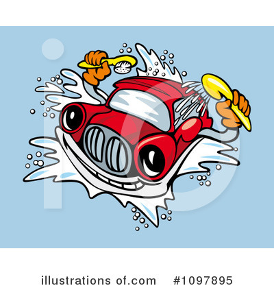 Royalty-Free (RF) Car Wash Clipart Illustration by Vector Tradition SM - Stock Sample #1097895