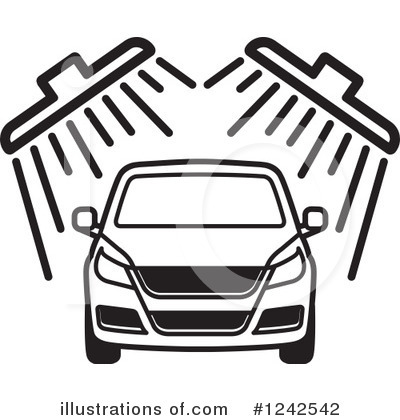 Royalty-Free (RF) Car Wash Clipart Illustration by Lal Perera - Stock Sample #1242542