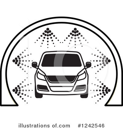 Royalty-Free (RF) Car Wash Clipart Illustration by Lal Perera - Stock Sample #1242546