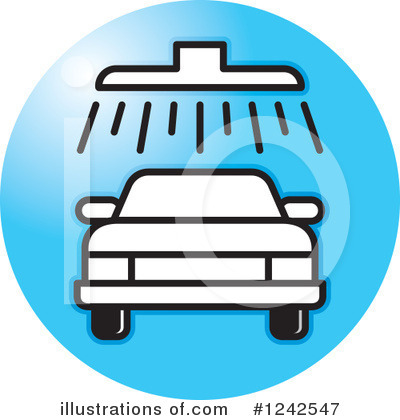 Royalty-Free (RF) Car Wash Clipart Illustration by Lal Perera - Stock Sample #1242547