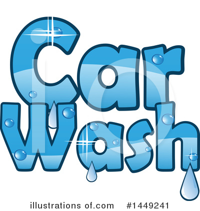 Car Wash Clipart #1449241 by Domenico Condello