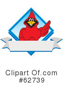 Cardinal Character Clipart #62739 by Mascot Junction