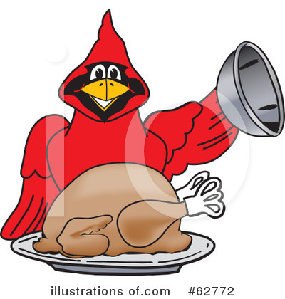 Cardinal Character Clipart #62772 by Toons4Biz
