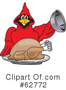 Cardinal Character Clipart #62772 by Mascot Junction