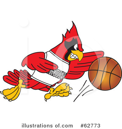 Cardinal Character Clipart #62773 by Toons4Biz