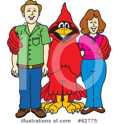 Cardinal Character Clipart #62775 by Toons4Biz