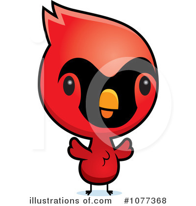 Cardinal Clipart #1077368 by Cory Thoman