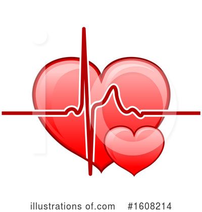 Ecg Clipart #1608214 by Vector Tradition SM
