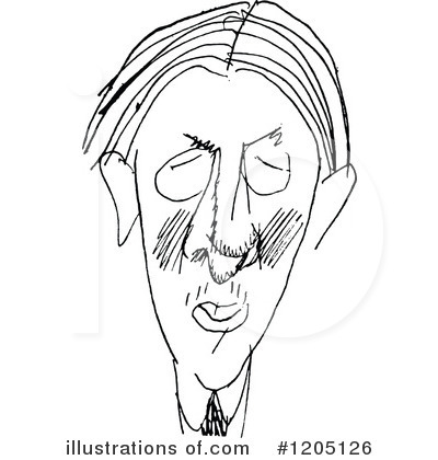 Royalty-Free (RF) Caricature Clipart Illustration by Prawny Vintage - Stock Sample #1205126