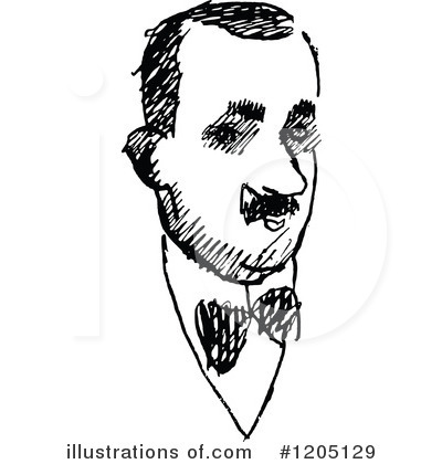 Royalty-Free (RF) Caricature Clipart Illustration by Prawny Vintage - Stock Sample #1205129
