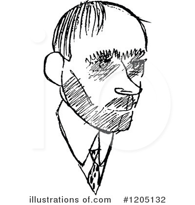 Royalty-Free (RF) Caricature Clipart Illustration by Prawny Vintage - Stock Sample #1205132