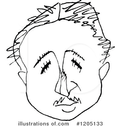 Royalty-Free (RF) Caricature Clipart Illustration by Prawny Vintage - Stock Sample #1205133