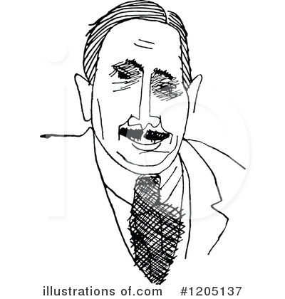 Royalty-Free (RF) Caricature Clipart Illustration by Prawny Vintage - Stock Sample #1205137