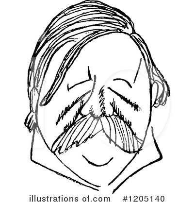 Royalty-Free (RF) Caricature Clipart Illustration by Prawny Vintage - Stock Sample #1205140
