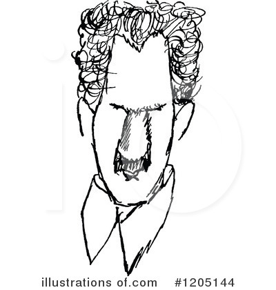 Royalty-Free (RF) Caricature Clipart Illustration by Prawny Vintage - Stock Sample #1205144