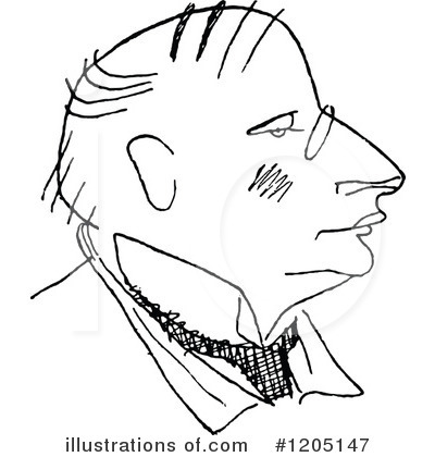 Royalty-Free (RF) Caricature Clipart Illustration by Prawny Vintage - Stock Sample #1205147