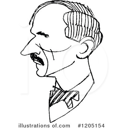 Royalty-Free (RF) Caricature Clipart Illustration by Prawny Vintage - Stock Sample #1205154