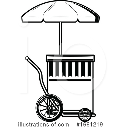 Food Cart Clipart #1661219 by Vector Tradition SM