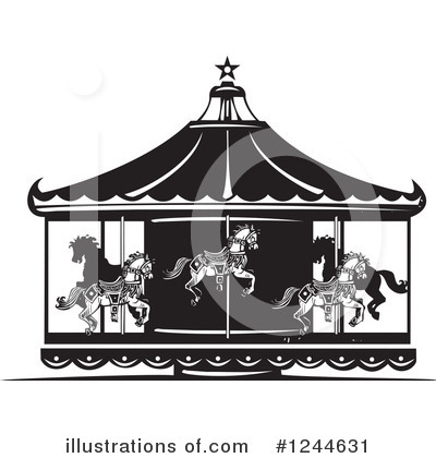 Carousel Clipart #1244631 by xunantunich