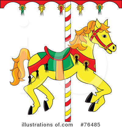 Carousel Horse Clipart #76485 by Pams Clipart