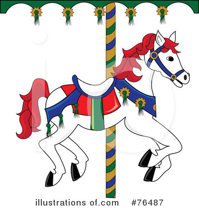 Carousel Horse Clipart #76487 by Pams Clipart