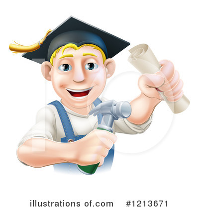 Royalty-Free (RF) Carpenter Clipart Illustration by AtStockIllustration - Stock Sample #1213671