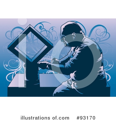 Royalty-Free (RF) Carpenter Clipart Illustration by mayawizard101 - Stock Sample #93170