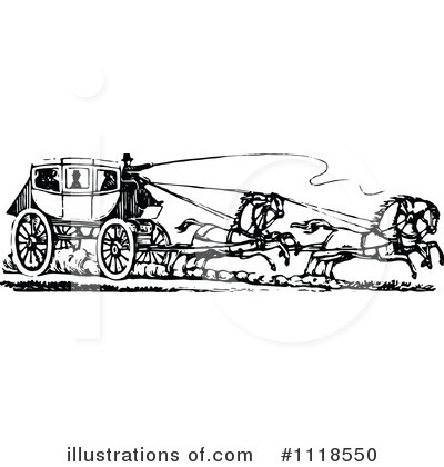 Royalty-Free (RF) Carriage Clipart Illustration by Prawny Vintage - Stock Sample #1118550