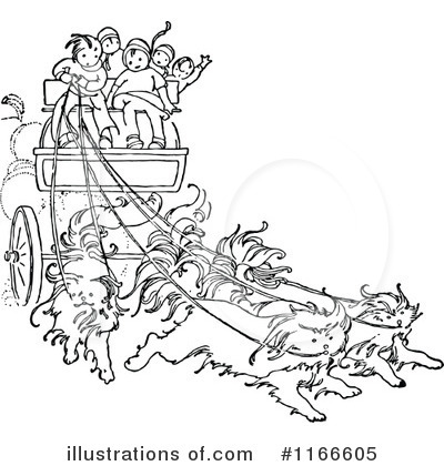 Royalty-Free (RF) Carriage Clipart Illustration by Prawny Vintage - Stock Sample #1166605