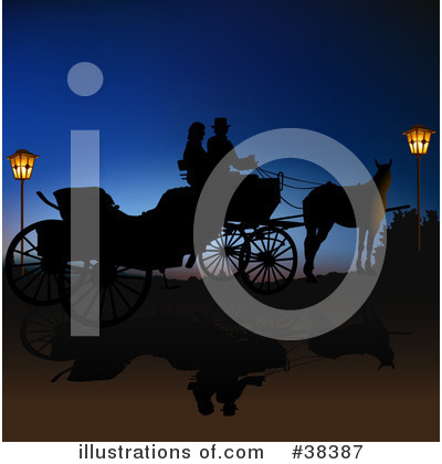 RoyaltyFree RF Carriage Clipart Illustration by dero Stock Sample 